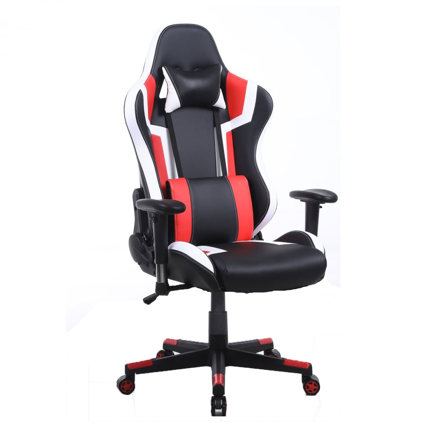 vitaliteit Voorzitter operatie Gamestoel Tornado bureaustoel - ergonomisch verstelbaar - racing gaming  stoel - zwart rood - Meubel Plein