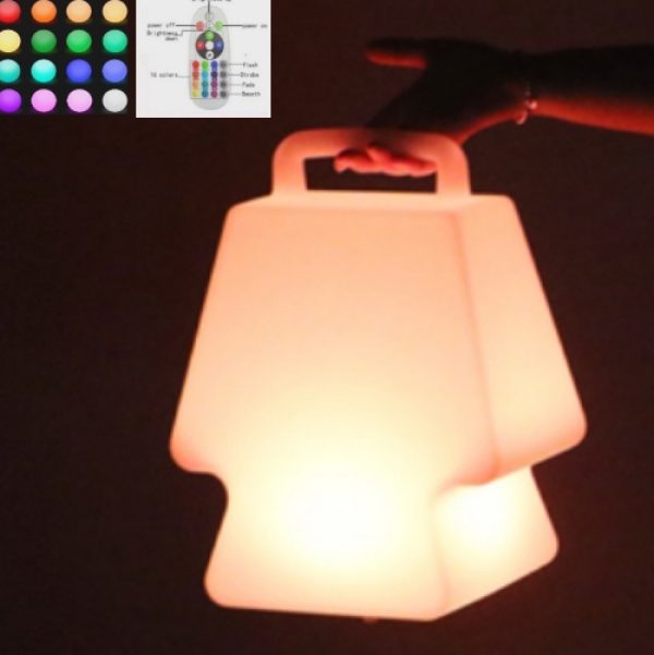LED draagbare sfeerlamp16 kleuren - nachtlamp kinderkamer - camping lamp - oplaadbaar
