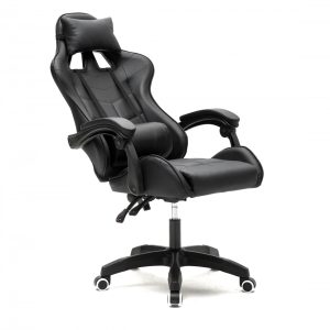 Gamestoel Cyclone tieners - bureaustoel - racing gaming stoel - zwart