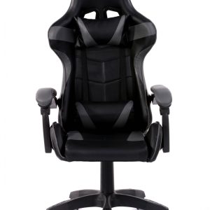 Gamestoel Cyclone tieners - bureaustoel - racing gaming stoel - zwart grijs