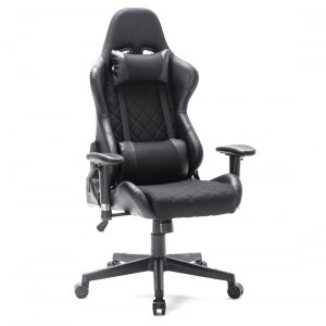 Gamestoel Classic - bureaustoel - stof bekleding - zwart