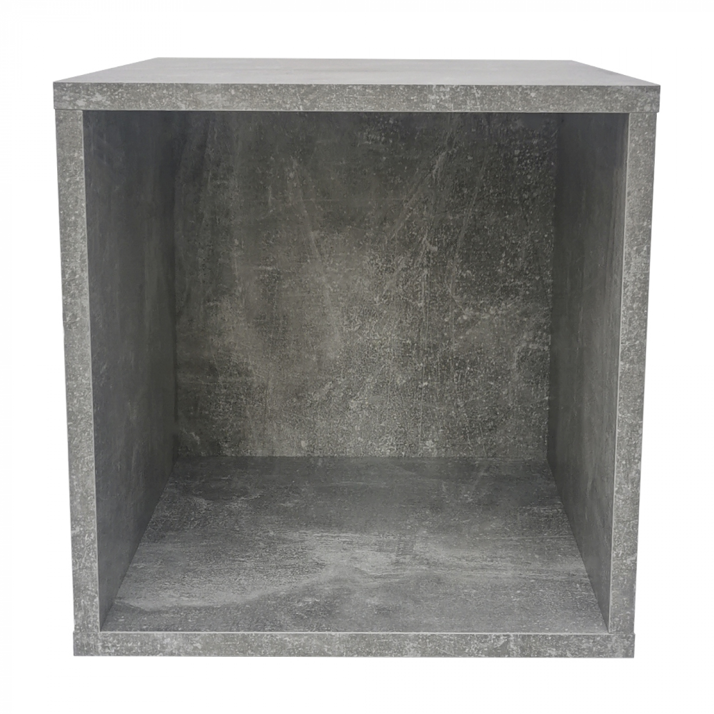 Opbergkubus Vakkie multifunctioneel vierkant – stapelbaar opbergsysteem – grijs industrieel beton look