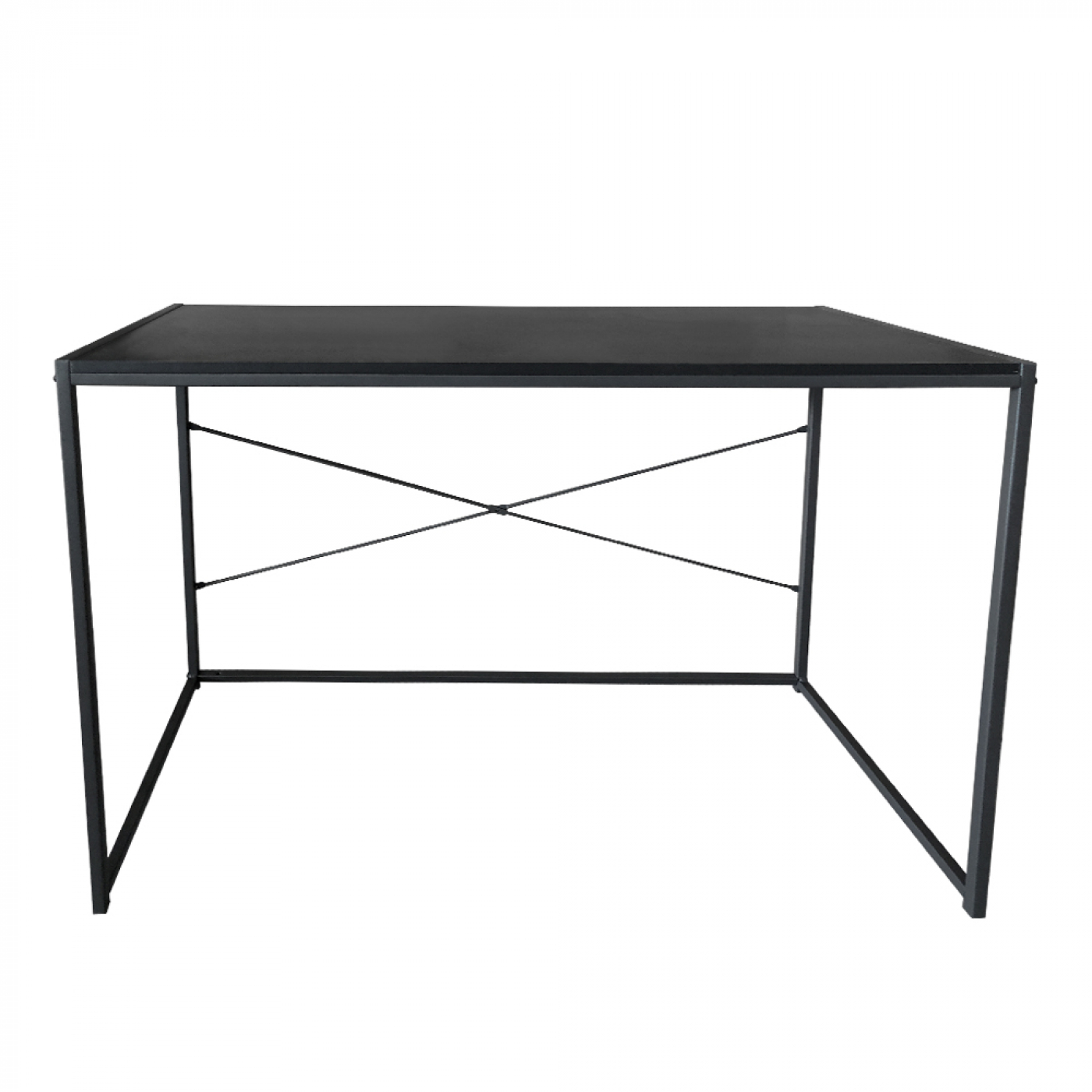 Bureau Stoer laptoptafel - computertafel - sidetable - industrieel design - 100 cm breed - zwart Meubel Plein