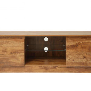 TV meubel dressoir - TV kast - 120 cm breed - bruin houtstructuur