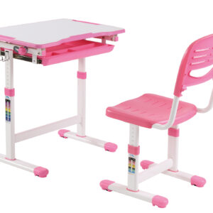 Bureau kinderen tekentafel met bureaustoel - schooltafel - ergonomisch hoogte verstelbaar