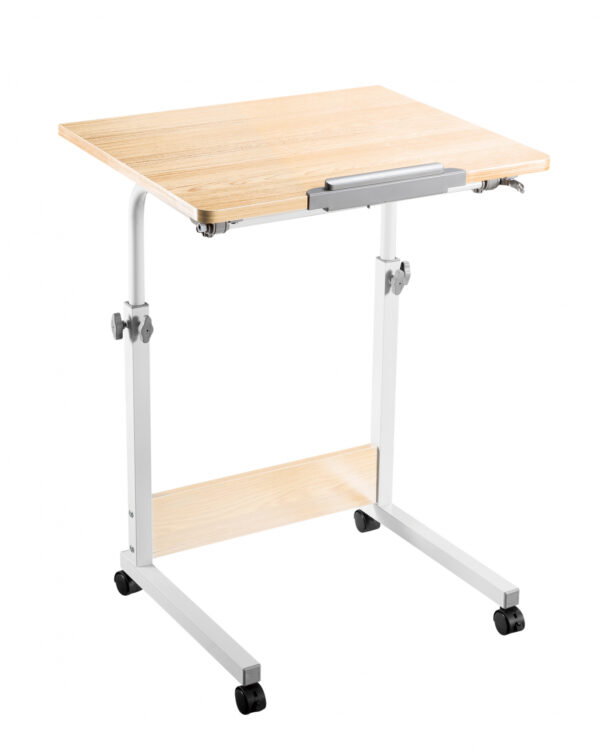 Laptoptafel verrijdbaar bureau - lessenaar -  hoogte verstelbaar 68 - 96 cm