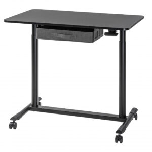Bureau zit sta verrijdbaar - laptoptafel - in hoogte verstelbaar - 91.5 x 56 cm