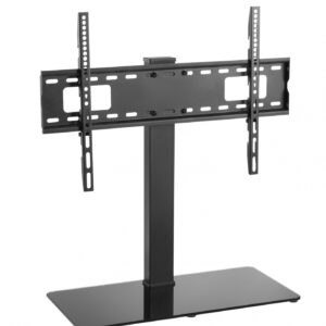 TV standaard - tv statief - tv voet - tafelmodel - draaibaar - hoogte verstelbaar 67 cm tot 79 cm
