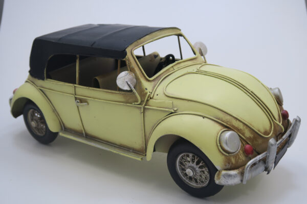 VW Kever cabrio modelauto groot wit
