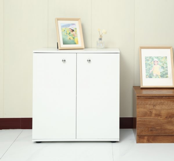 Archiefkast dressoir - opbergkast multifunctioneel - wit - Afbeelding 5
