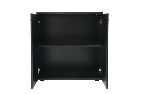 Archiefkast dressoir - opbergkast multifunctioneel - zwart - Afbeelding 3