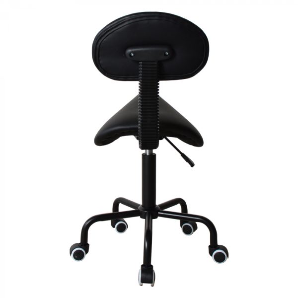 Zadelkruk ergonomische kapperskruk - werkkruk - tabouret - hoogte verstelbaar - zwart - Afbeelding 7