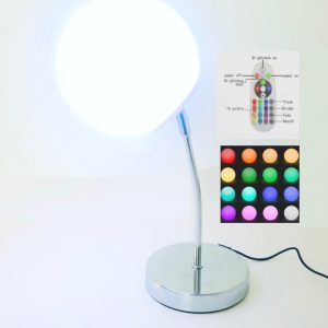 Bureau lamp tafellamp LED 16 kleuren RGB wit afstandbediening