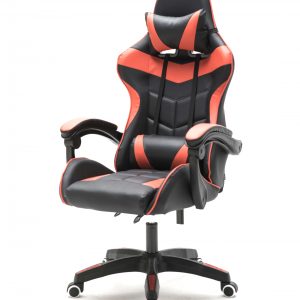 Gamestoel Cyclone tieners - bureaustoel - racing gaming stoel - rood zwart