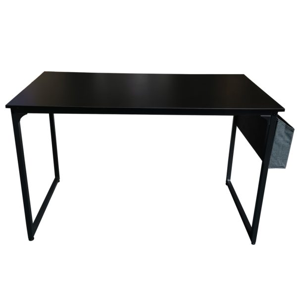 Bureau Stoer - laptoptafel - computertafel - industrieel vintage - 120 cm breed - zwart