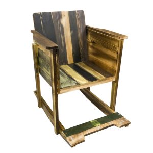 Schommelstoel hout kinderen Scrapie gerecycled sloophout scrapwood design stijl