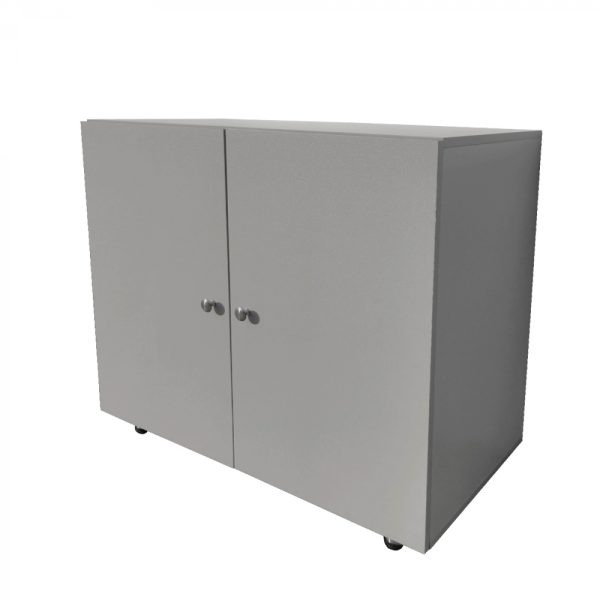 Archiefkast Tijn - opbergkast multifunctioneel - 74 cm hoog - grijs - Afbeelding 2