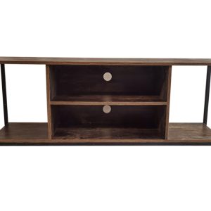 Tv meubel Stoer - dressoir kast industrieel vintage - 130 cm breed - bruin