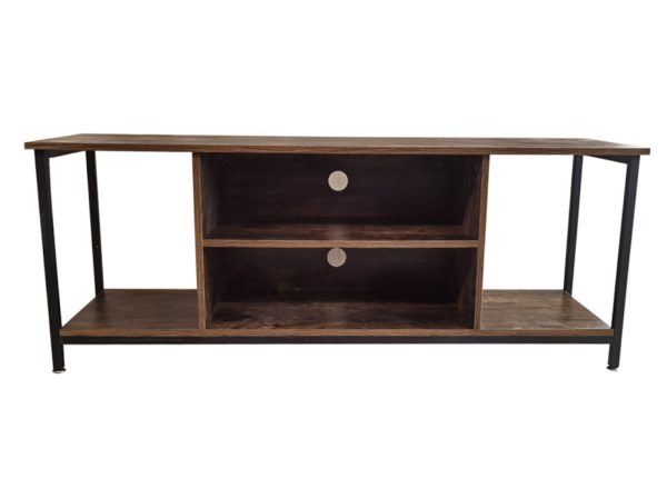 Tv meubel Stoer - dressoir kast industrieel vintage - 130 cm breed - bruin