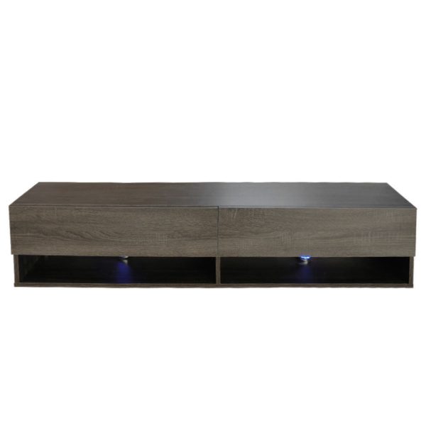 TV meubel dressoir Wander - zwevende tv kast - 140 cm breed - bruin grijskleurig