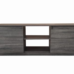 TV kast dressoir - tv meubel - 120 cm - bruin grijskleurig