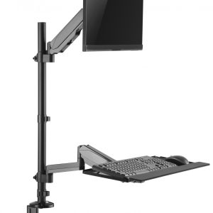 Zit sta werkplek - monitorbeugel toetsenbord bureausteun - werkstation computer