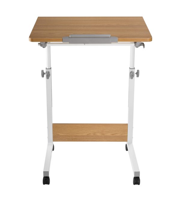 Laptoptafel verrijdbaar bureau - lessenaar -  hoogte verstelbaar 68 - 96 cm