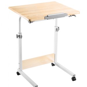 Laptoptafel verrijdbaar bureau - lessenaar -  hoogte verstelbaar 68 - 96 cm