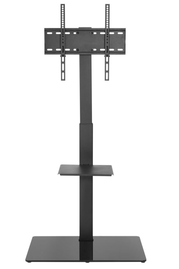 TV standaard - tv monitor statief beurs - draaibaar - hoogte verstelbaar 134 cm tot 146 cm