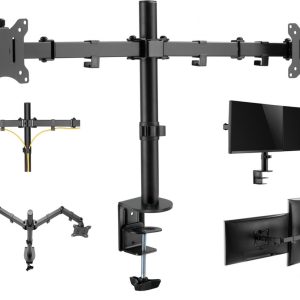 Monitorarm gaming 2 beelschermen - monitor beugel - draaibaar kantelbaar roteerbaar