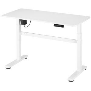 Bureau zit sta elektrisch in hoogte verstelbaar - 118 x 58 cm - wit