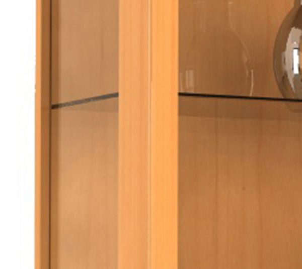 Wandvitrine Vitrinekast Udina (beuken) - Afbeelding 5