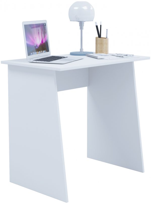 Bureau - laptoptafel Masola Mini - wit - 80 cm breed