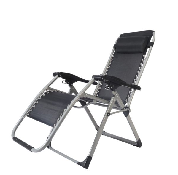Campingstoel relax - ligstoel - instelbaar en inklapbare standenstoel