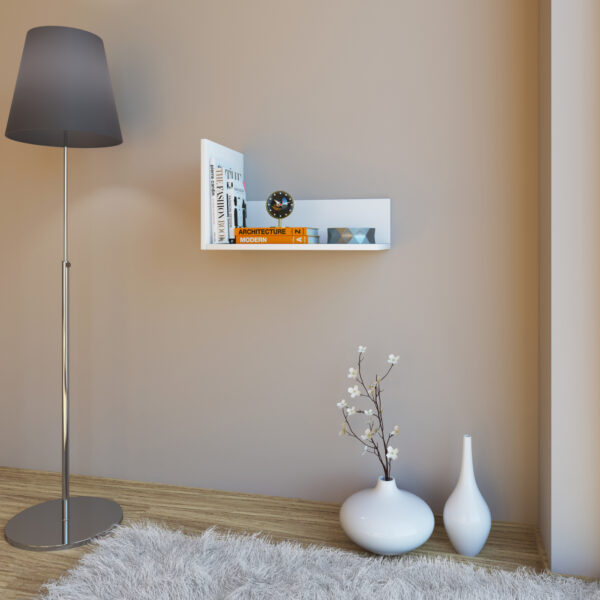 Boekenplank wandplank Blisa wit - Afbeelding 3