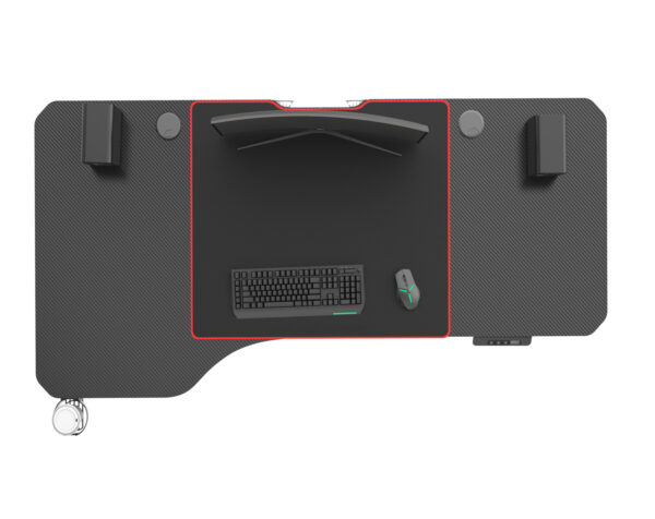 VDD Gaming - Bureau zit sta elektrisch in hoogte verstelbaar - game bureau - 160 x 75 cm - Afbeelding 4