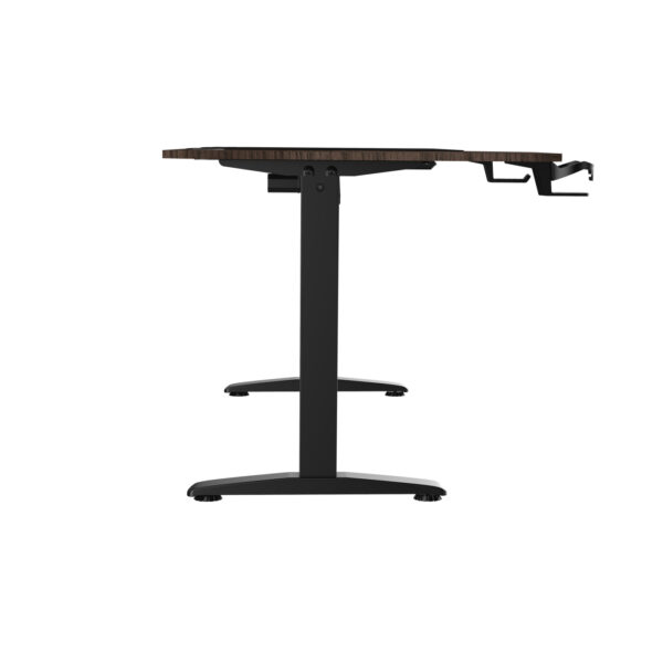 VDD Gaming - Bureau - Game Desk -  Zit Sta Bureau - Elektrisch in Hoogte Verstelbaar - Zit-sta Bureau - Game Bureau - Gaming Desk - Computer Tafel - 160 x 75 cm - Bruin - Maximale hoogte 120 cm - Afbeelding 6