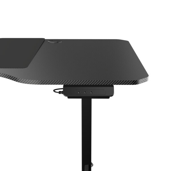 VDD Gaming - Bureau - Game Desk -  Zit Sta Bureau - Elektrisch in Hoogte Verstelbaar - Zit-sta Bureau - Game Bureau - Gaming Desk - Computer Tafel - 160 x 75 cm - Zwarte - Maximale hoogte 117 cm - Afbeelding 4