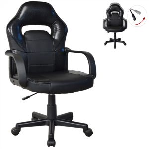 Bureaustoel gamestoel Thomas - racing gaming stijl stoel - ergonomisch - rood zwart - Meubel Plein