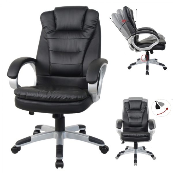 VDD Bureaustoel - Directiestoel - Ergonomisch - Extra Dikke Vulling - Luxe Comfort - Meubel Plein