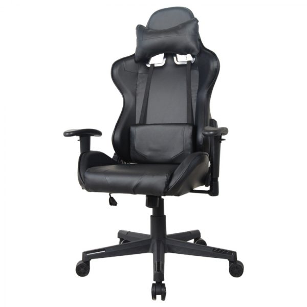 Bureaustoel gamestoel Thomas - racing gaming stijl stoel - ergonomisch - zwart design - Meubel Plein