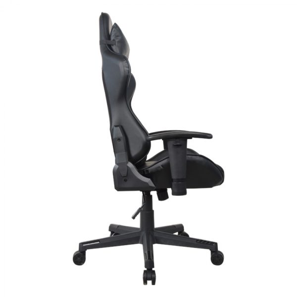 Bureaustoel gamestoel Thomas - racing gaming stijl stoel - ergonomisch - zwart design - Meubel Plein