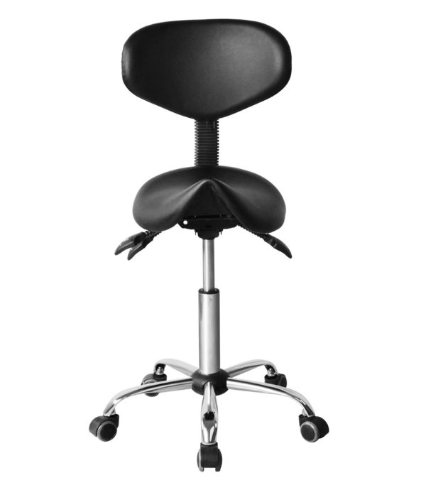 Zadelkruk ergonomisch - kapperskruk - tabouret - hoogte verstelbaar - rugleuning kantelbaar en verstelbaar - Meubel Plein
