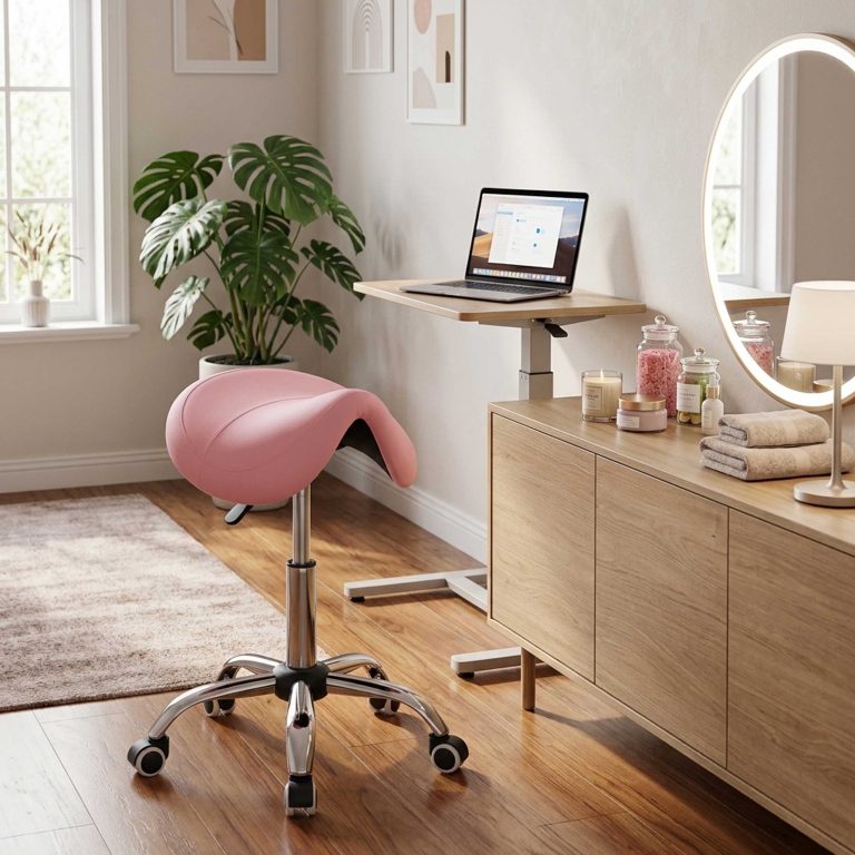 Zadelkruk ergonomisch - werkkruk - kapperskruk - tabouret - hoogte instelbaar - alternatieve afbeelding