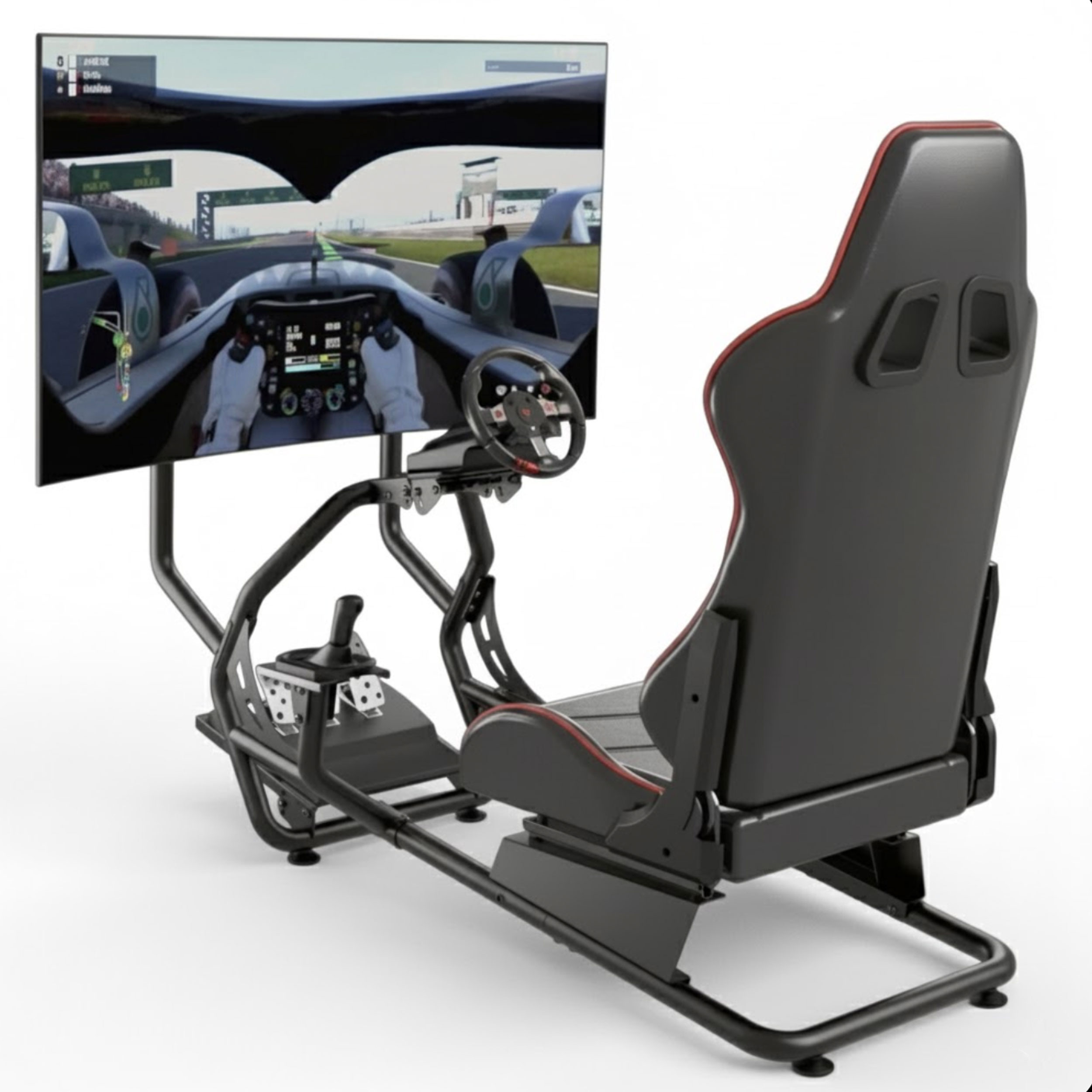 VDD Gaming ONE+ - Complete Racing Cockpit Simulator - Rood - Meubel-Plein VDD Gaming ONE+ - Complete Racing Cockpit Simulator - Rood - Meubel-Plein