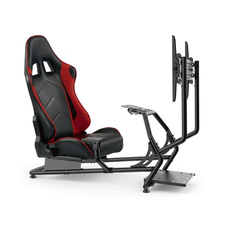 VDD Gaming ONE+ - Complete Racing Cockpit Simulator - Rood