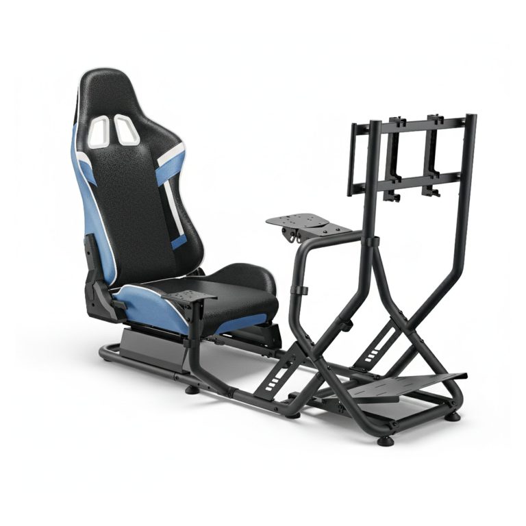 VDD Gaming Grand ONE - Complete Racing Cockpit Simulator - Blauw