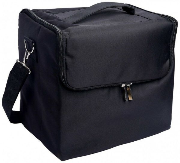 VDD Beauty Case - Make Up Visagie Koffer - Nagel Koffer - Uitklapbaar - Zwart - Meubel Plein