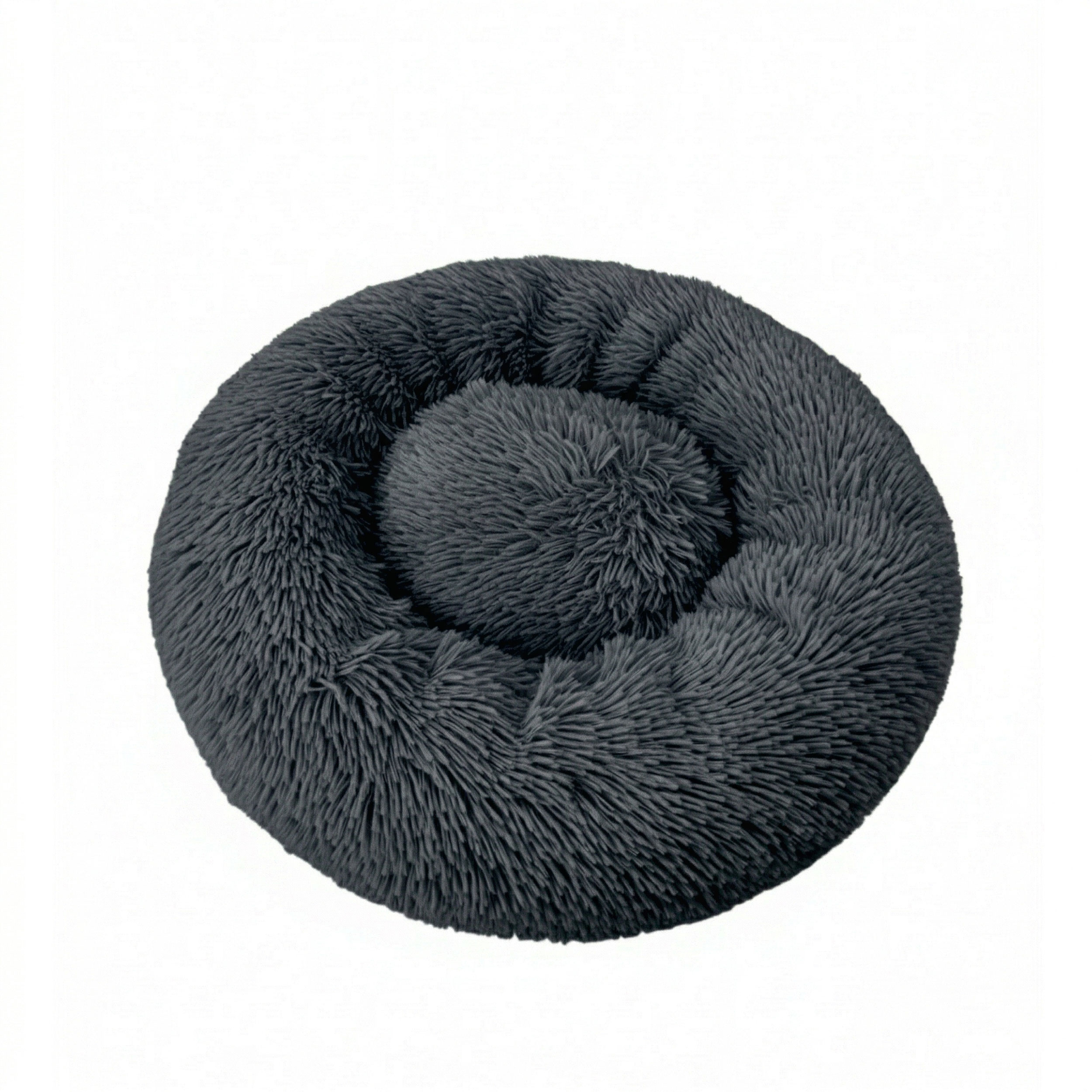 VDD Hondenmand - Donut Hondenkussen - Ergonomisch - ⌀ 80 cm - Antraciet