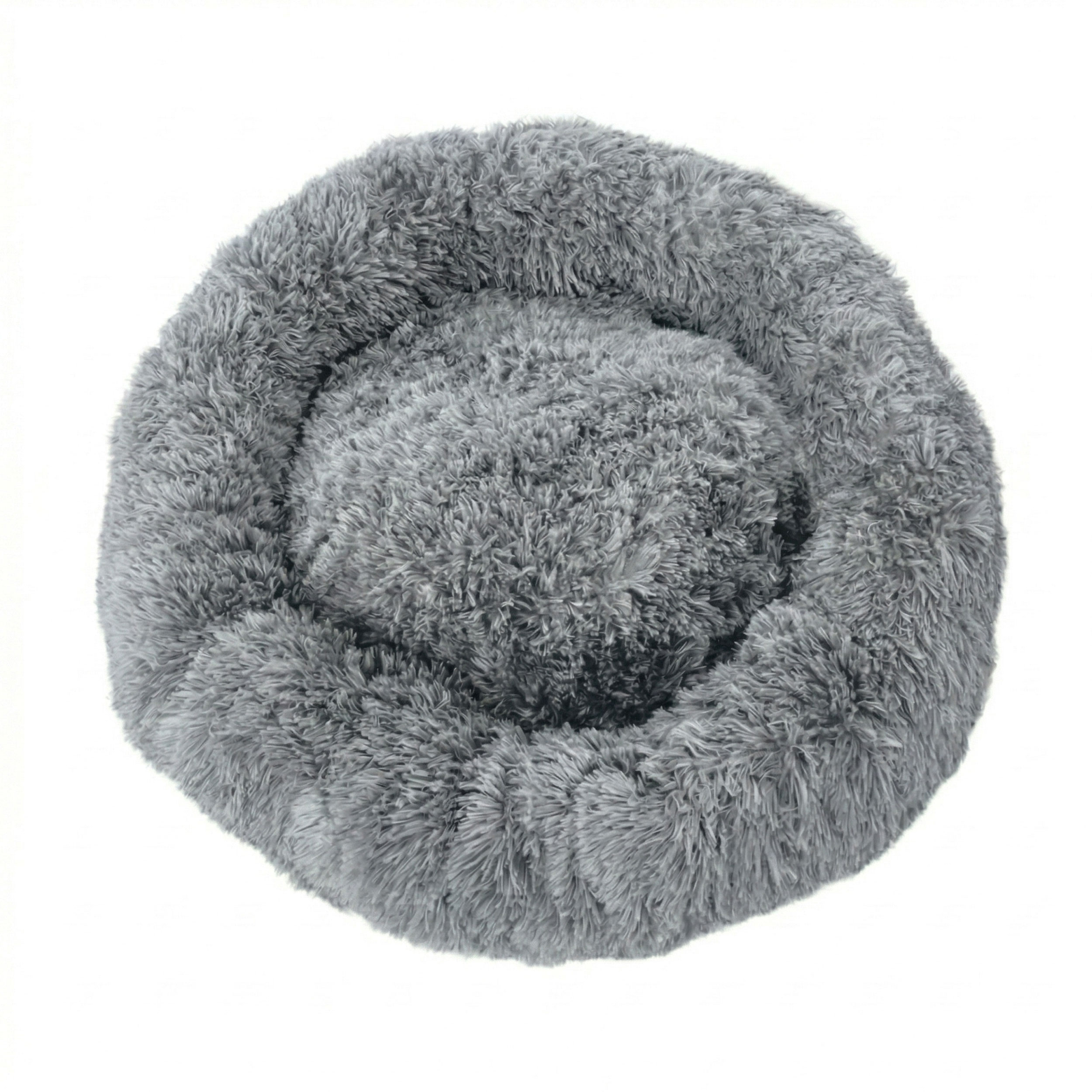 VDD Hondenmand - Donut Hondenkussen - Ergonomisch - ⌀ 100 cm - Lichtgrijs